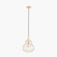 Pacific Lifestyle Dania Metal Wire Shaped Pendant - French Gold