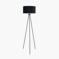Pacific Lifestyle Houston Metal Tripod Floor Lamp - Matt Black