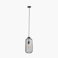 Pacific Lifestyle Dania Metal Wire Tall Pendant - Matt Black