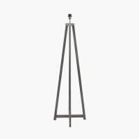 Pacific Lifestyle Whitby Wood Tapered 4 Post Floor Lamp Base - Grey Wash