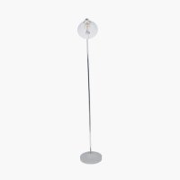 Pacific Lifestyle Chaplin Concrete and Brushed Chrome Floor Lamp