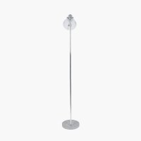 Pacific Lifestyle Chaplin Concrete and Brushed Chrome Floor Lamp