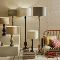 Pacific Lifestyle Captiva Mango Wood Floor Lamp Base - Grey Wash
