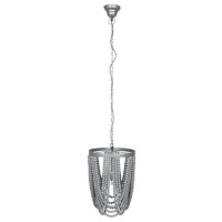 Pacific Lifestyle Bonneval Grey Wash Wood Bead Sash Pendant