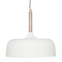 Pacific Lifestyle Anke Matt Domed Metal Pendant - Cream