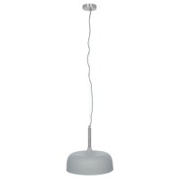 Pacific Lifestyle Anke Matt Domed Metal Pendant - Grey