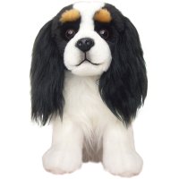 Soft Toy Cavalier King Charles Spaniel, Tri Colour, by Faithful Friends (23cm)H FTCAV03