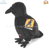 Plush Soft Toy Raven by Faithful Friends (24cm)H RWB02