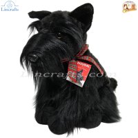 Plush Soft Toy Scottish Terrier Dog, Dougal, by Faithful Friends (28cm)H FSD07