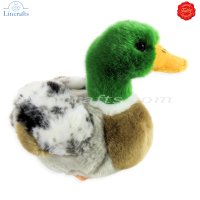 Plush Soft Toy Mallard Male Duck by Teddy Hermann (24 cm) 93131