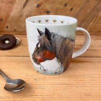 Alex Clark Mug - Horse and Flowers