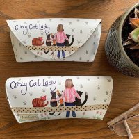 Alex Clark Spectacle Case - Crazy Cat Lady