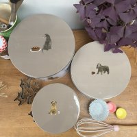 Alex Clark Cake Tin Set - Delightful Dogs