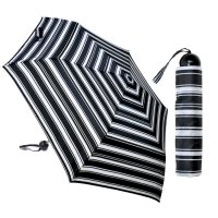 Drizzles Supermini Ball Handle Black & White Umbrella - Assorted