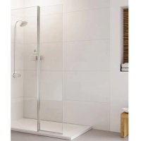 Roman Haven Select 400mm Pivot Deflector Panel (10mm) - Chrome
