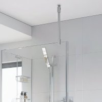 Roman Haven Select Square Ceiling Brace Kit - Polished Chrome