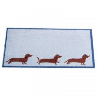 Sausage Stroll Door Mat 45x75cm