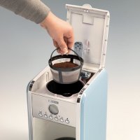 Ariete Vintage 12 Cup Drip Filter Coffee Maker Blue