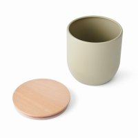 KitchenCraft Idilica Storage Canister 1lt - Putty