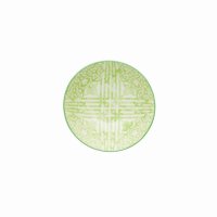 KitchenCraft Ceramic Bowl 16cm - Green and White Tile