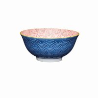 KitchenCraft Ceramic Bowl 16cm - Blue Arc