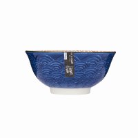 KitchenCraft Ceramic Bowl 16cm - Blue Arc