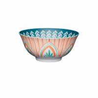 KitchenCraft Ceramic Bowl 16cm - Mixed Folk