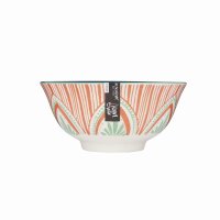 KitchenCraft Ceramic Bowl 16cm - Mixed Folk
