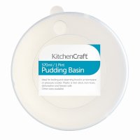 KitchenCraft Plastic Pudding Basin and Lid 570ml/1 Pint