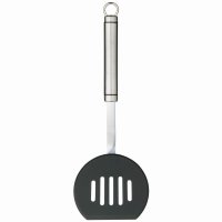 KitchenCraft Oval Handled Stainless Steel Non-Stick Half Round Turner
