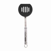 KitchenCraft Oval Handled Stainless Steel Non-Stick Half Round Turner