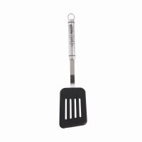 KitchenCraft Oval Handled Stainless Steel Non-Stick Slotted Turner