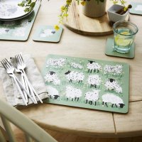 Ulster Weavers  Woolly Sheep Cork Placemat 4 Pack