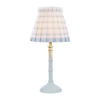 Laura Ashley Farnworth Table Lamp Matt Green with Shade