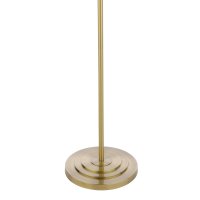 Laura Ashley Marlowe Floor Lamp Antique Brass with Shade