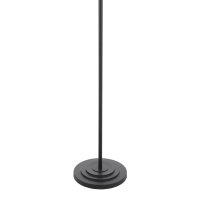 Laura Ashley Marlowe Floor Lamp Matt Black with Shade