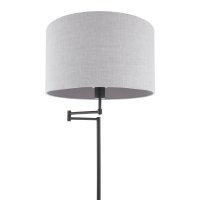 Laura Ashley Marlowe Floor Lamp Matt Black with Shade