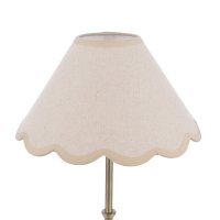 Laura Ashley Cordwell Table Lamp Matt Antique Brass with Shade