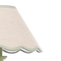 Laura Ashley Cordwell Table Lamp Matt Green with Shade