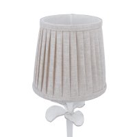 Laura Ashley Eleni Table Lamp Matt White with Shade