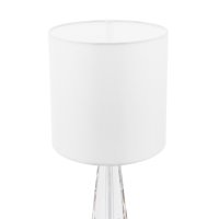 Laura Ashley Blake Table Lamp Polished Chrome and Crystal with Shade LED