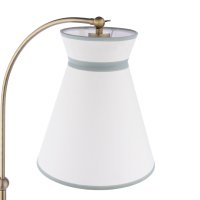 Laura Ashley Dearham Floor Lamp Antique Brass with Shade