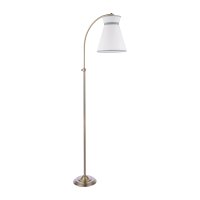 Laura Ashley Dearham Floor Lamp Antique Brass with Shade