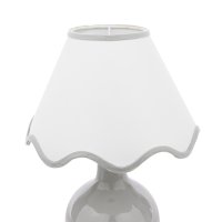 Laura Ashley Bramhope Table Lamp Grey Ceramic with Shade