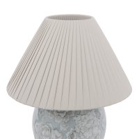 Laura Ashley Montford Table Lamp Blue Ceramic with Shade