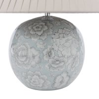 Laura Ashley Montford Table Lamp Blue Ceramic with Shade