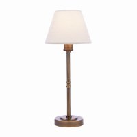 Laura Ashley Denston Table Lamp Antique Bronze with Shade