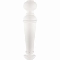 Laura Ashley Tate Wooden Table Lamp Distressed Off White Base Only