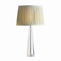 Laura Ashley Blake Medium Table Lamp Crystal Polished Chrome Base Only