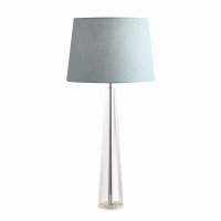 Laura Ashley Blake Large Table Lamp Crystal Polished Chrome Base Only